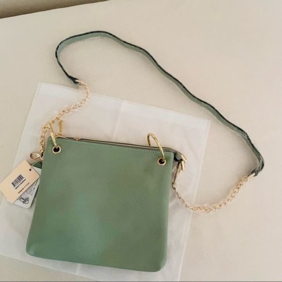 Mellow World Erin Womens Convertible Crossover Bag in Seafoam Green New - Picture 6 of 14